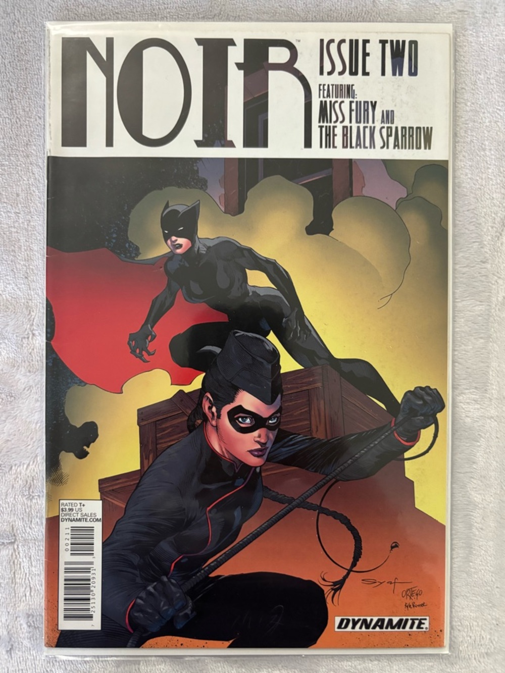 Noir #2 Dynamite 2013 Miss Fury Black Sparrow Excellent Condition